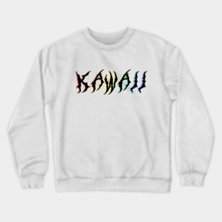 Kawaii Rainbow Goth Crewneck Sweatshirt